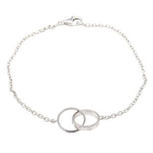 Cartier Baby Love Bracelet K18WG Silver